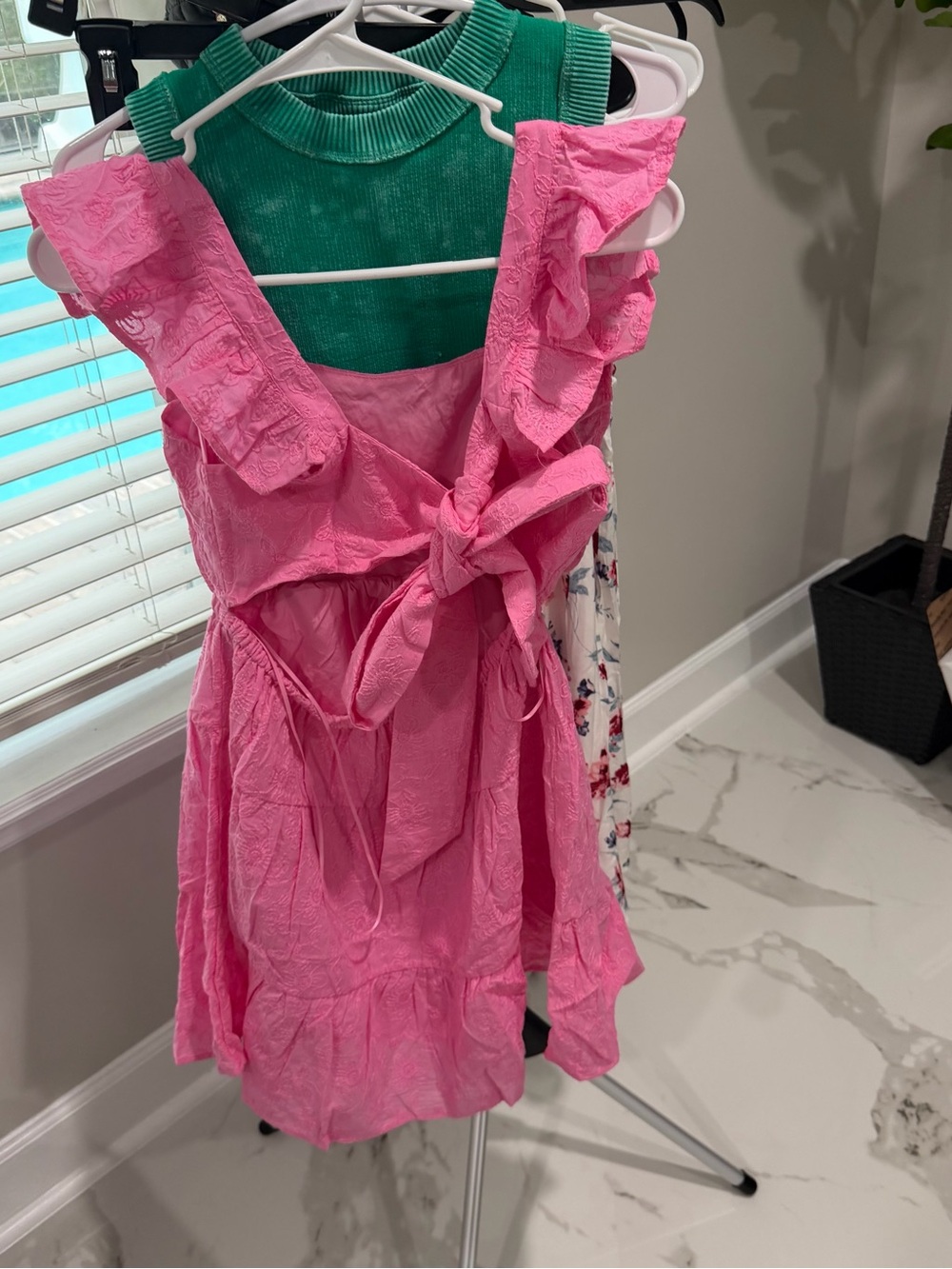 Pink Ruffle Sundress - Picture 2 of 5